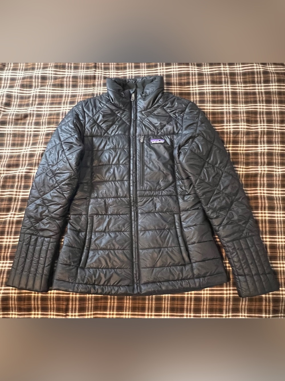 Patagonia Women's XS Black Radalie Quilted Puffer Insulated Jacket DWR